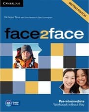 Tapa de Face2face Preintermediate Workbook Without Key