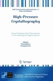 Tapa de Highpressure Crystallography From Fundamental Phenomena To Technological Applications