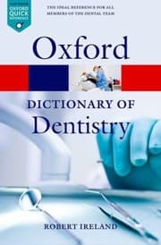 Tapa de A Dictionary Of Dentistry