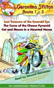 Tapa de Geronimo Stilton: Books 1-3: #1: Lost Treasure of the Emerald Eye; #2: The Curse of the Cheese Pyramid; #3