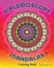 Tapa de Kaleidoscope Mandalas Coloring Book Volume 2