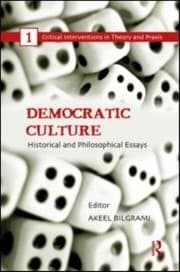 Tapa de Democratic Culture Historical And Philosophical Essays