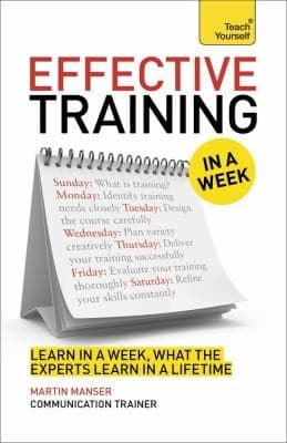 Tapa de Effective Training In A Week A Teach Yourself Guide