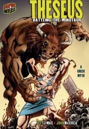 Tapa de Theseus Battling The Minotaur A Greek Myth