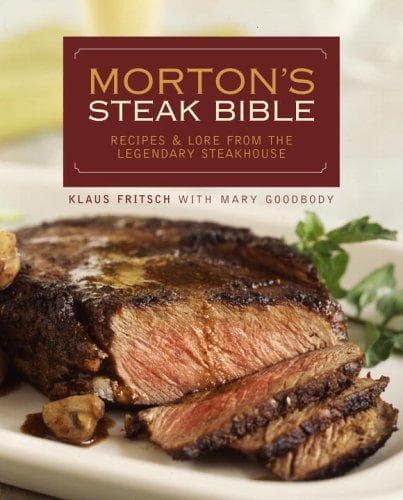 Tapa de Morton's Steak Bible