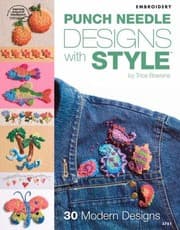 Tapa de Punch Needle Designs With Style 30 Modern Designs
