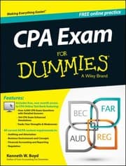 Tapa de Cpa Exam Premier For Dummies
