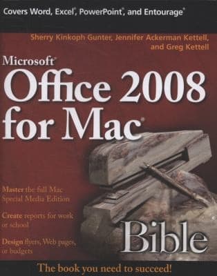 Tapa de Microsoft Office 2008 For Mac Bible