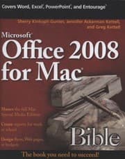 Tapa de Microsoft Office 2008 For Mac Bible