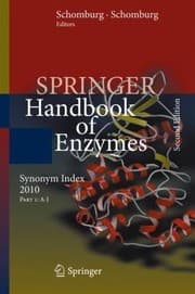 Tapa de Springer Handbook Of Enzymes