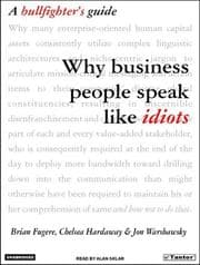 Tapa de Why Business People Speak Like Idiots