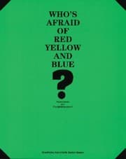 Tapa de Whos Afraid Of Red Yellow And Blue Positionen Der Farbfeldmalerei