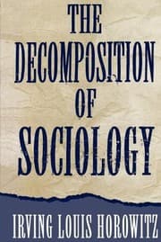Tapa de The Decomposition Of Sociology