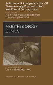 Tapa de Sedation And Analgesia In The Icu Pharmacology Protocolization And Clinical Consequences