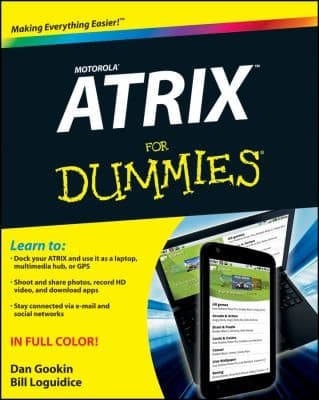 Tapa de Motorola Atrix For Dummies