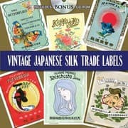 Tapa de Vintage Japanese Silk Trade Labels