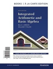 Tapa de Integrated Arithmetic And Basic Algebra Books A La Carte Edition