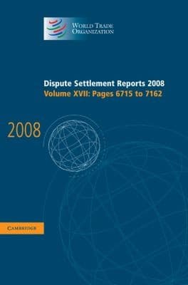 Tapa de Dispute Settlement Reports 2008