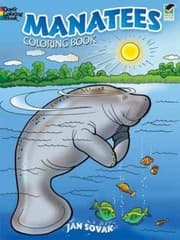Tapa de Manatees Coloring Book