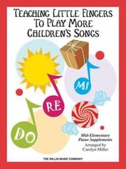 Tapa de Teaching Little Fingers To Play More Childrens Songs Piano Solos With Optional Teacher Accompaniments