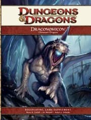 Tapa de Draconomicon Chromatic Dragons Roleplaying Game Supplement