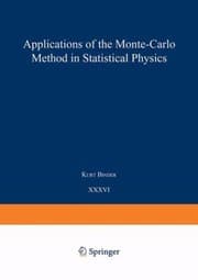 Tapa de Applications Of The Monte Carlo Method In Statistical Physics