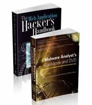 Tapa de Attack And Defend Computer Security Set Web Application Hackers Handbook Malware Analysts Cookbook