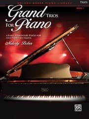 Tapa de Grand Trios For Piano 4 Early Elementary Pieces For One Piano Six Hands