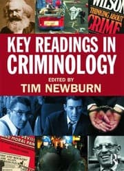 Tapa de Key Readings In Criminology
