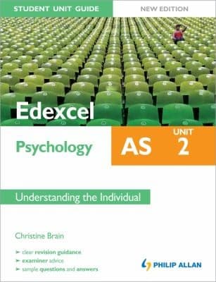 Tapa de Edexcel As Psychology Student Unit Guide