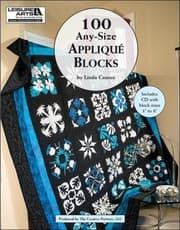 Tapa de 100 Anysize Appliqu Blocks