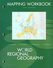 Tapa de Mapping Workbook for World Regional Geography 9th Edition