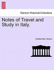 Tapa de Notes of Travel and Study in Italy