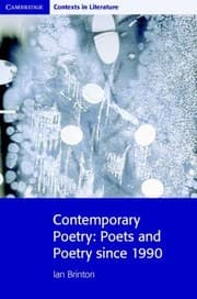 Tapa de Contemporary Poetry Poets And Poetry Since 1990