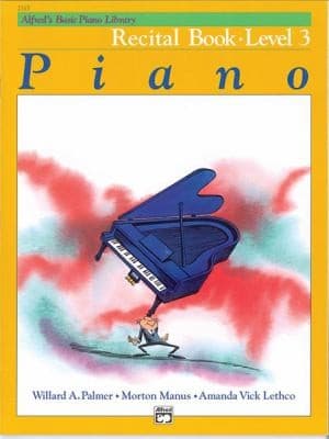 Tapa de Piano Recital Book