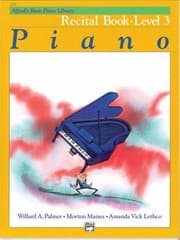 Tapa de Piano Recital Book