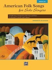 Tapa de American Folk Songs For Solo Singers Medium Low
