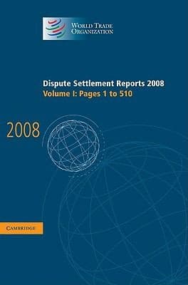 Tapa de Dispute Settlement Reports 2008