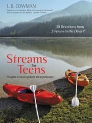 Tapa de Streams For Teens Thoughts On Seeking Gods Will And Direction 30 Devotions From Streams In The Desert