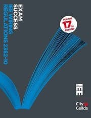 Tapa de Iee Wiring Regulations 238220 City Guilds Level 3 Certificate In The Requirements For Electrical Installations 16th To 17th Edition Update Bs 7671 2008