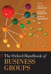 Tapa de The Oxford Handbook Of Business Groups