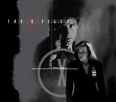 Tapa de XFiles Desk Diary