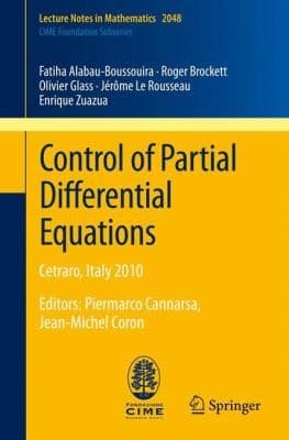 Tapa de Control Of Partial Differential Equations