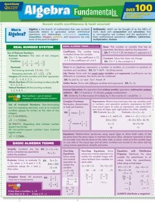 Tapa de Algebra Fundamentals Quizzer