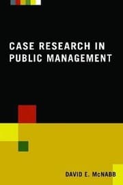 Tapa de Case Research In Public Management