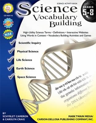 Tapa de Science Vocabulary Building