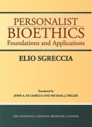 Tapa de Personalist Bioethics