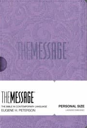 Tapa de The Message Embossed Lavendar
