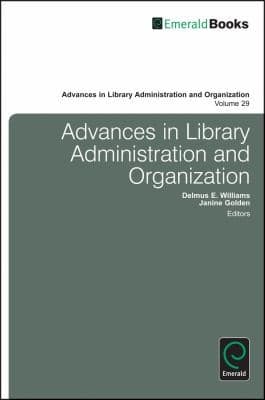 Tapa de Advances In Library Administration And Organization