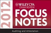 Tapa de Wiley Cpa Examination Review Focus Notes